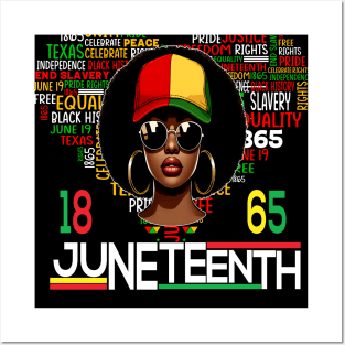 Juneteenth Heart Posters and Art